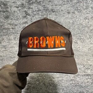 Cleveland Browns Sports Specialties Trucker Hat Vintage 90s NFL Embroidered Cap